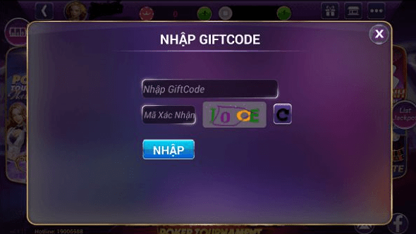 Cách nhập Giftcode game bài Rik Vip cho người dùng