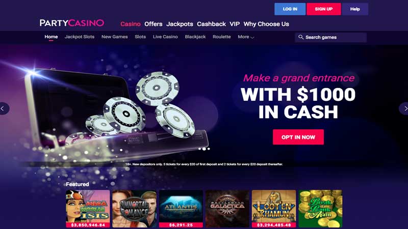 Party Casino - Nhà cái cá cược uy tín Top đầu