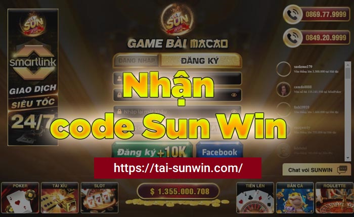 Hướng dẫn nhập mã Code vào cổng game Sunwin nhận thưởng trực tiếp