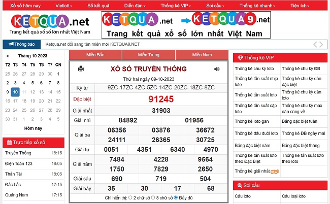 Ketqua9.net Link vào trang kết quả xổ số hàng đầu Việt Nam