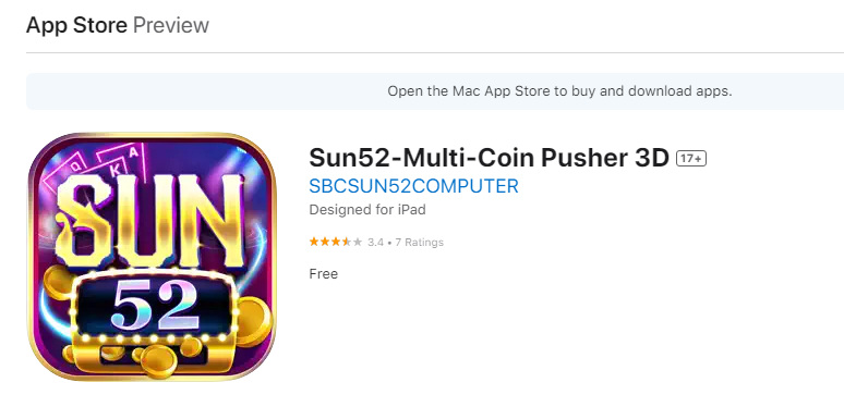 app Sun52-Multi-Coin Pusher 3D cho điện thoại ios