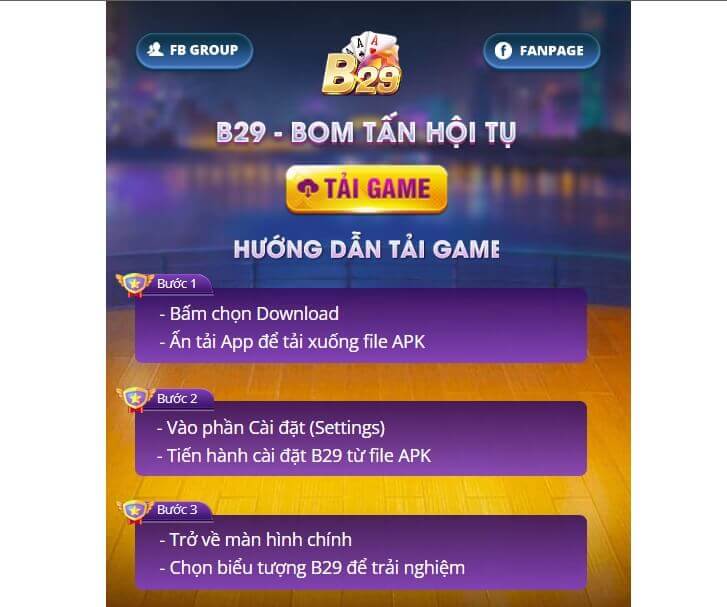 Tải game B29 Tech apk Android