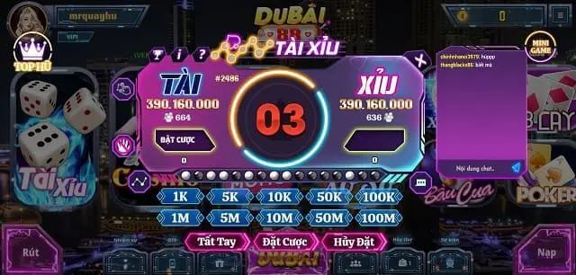 Dubai88 thưởng không giới hạn